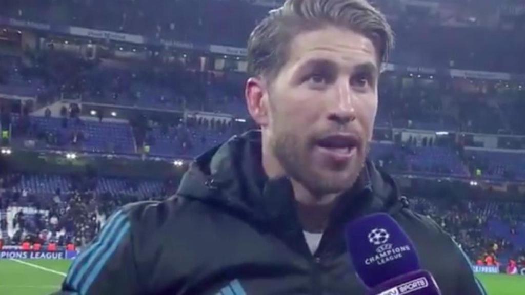 Sergio Ramos habla tras el partido