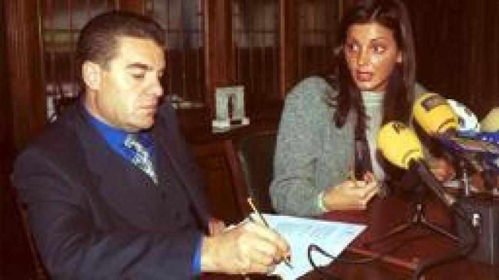 Ismael Álvarez y Nevenka, antes de desatarse el caso.