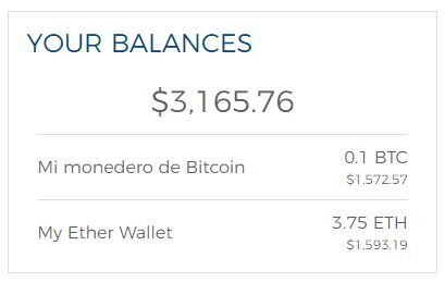 monedero bitcoin ethereum