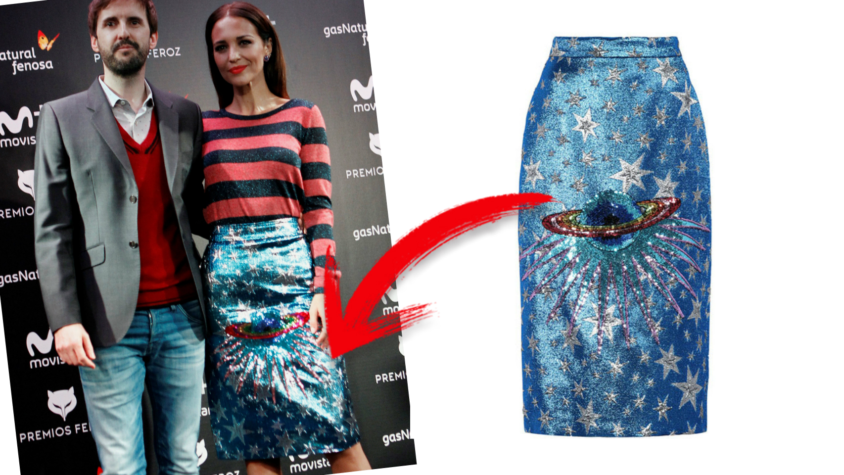 Paula sorprendió con su arriesgado y carísimo atuendo.