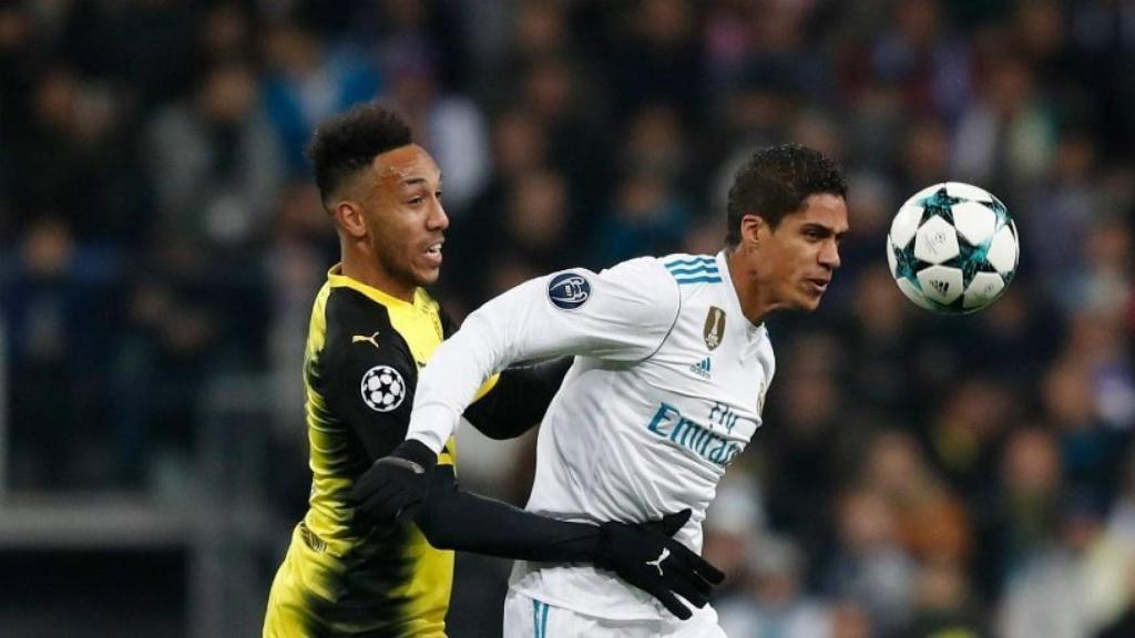Varane contra Aubameyang
