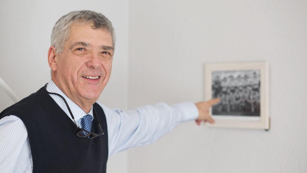 Ángel María Villar, en su despacho.