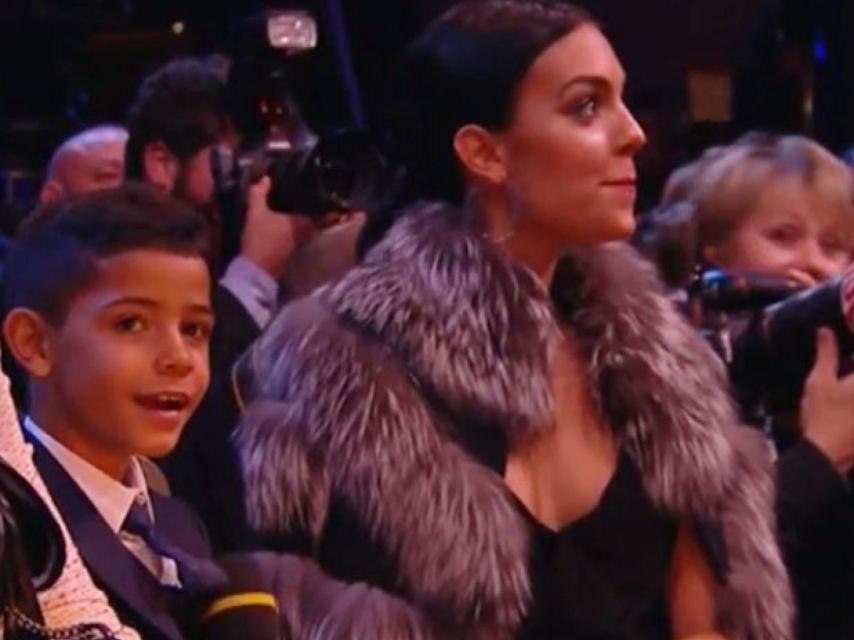 Georgina, en un momento de la gala.