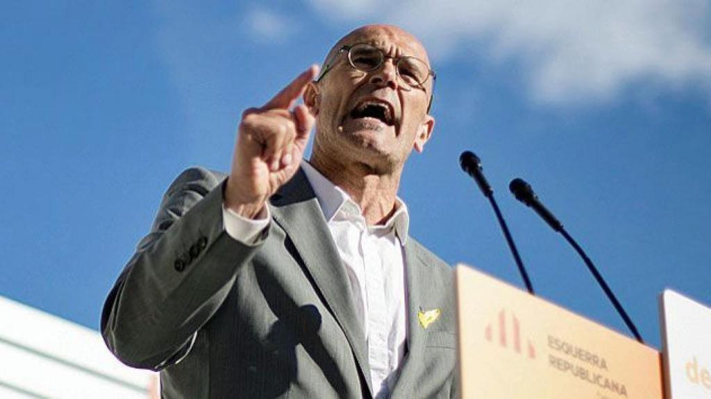 Raül Romeva durante una comparecencia.