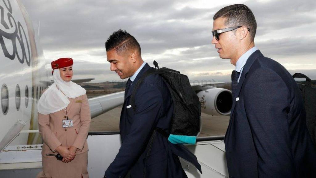 El Real Madrid viaja hacia el Mundial de Clubes