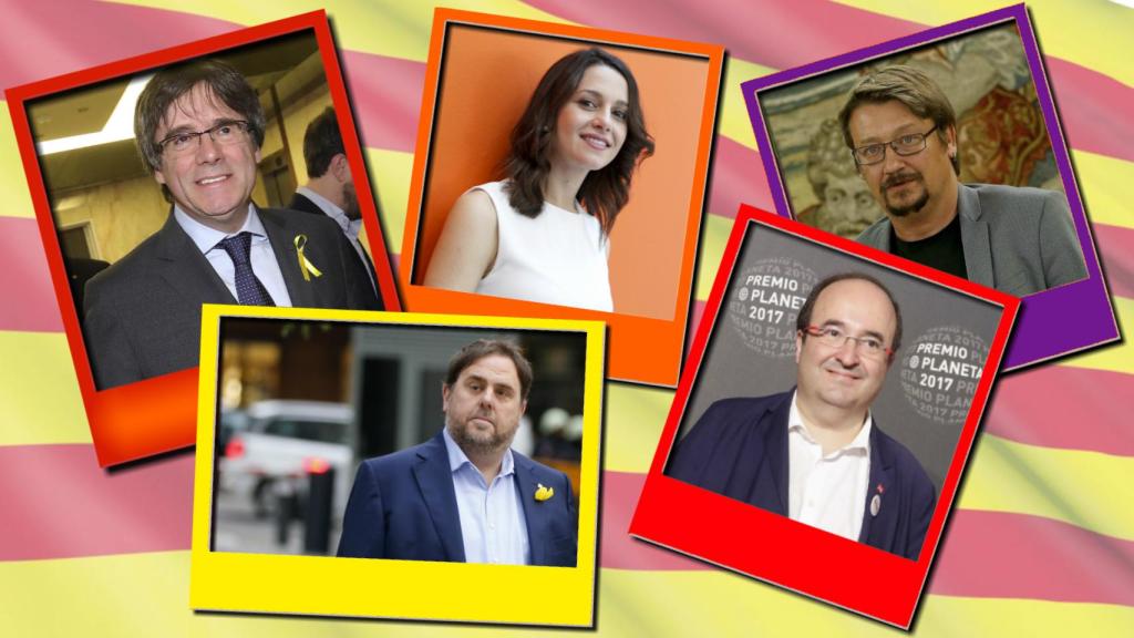 Todos ellos concurren como cabeza de lista a las elecciones del 21 de diciembre.