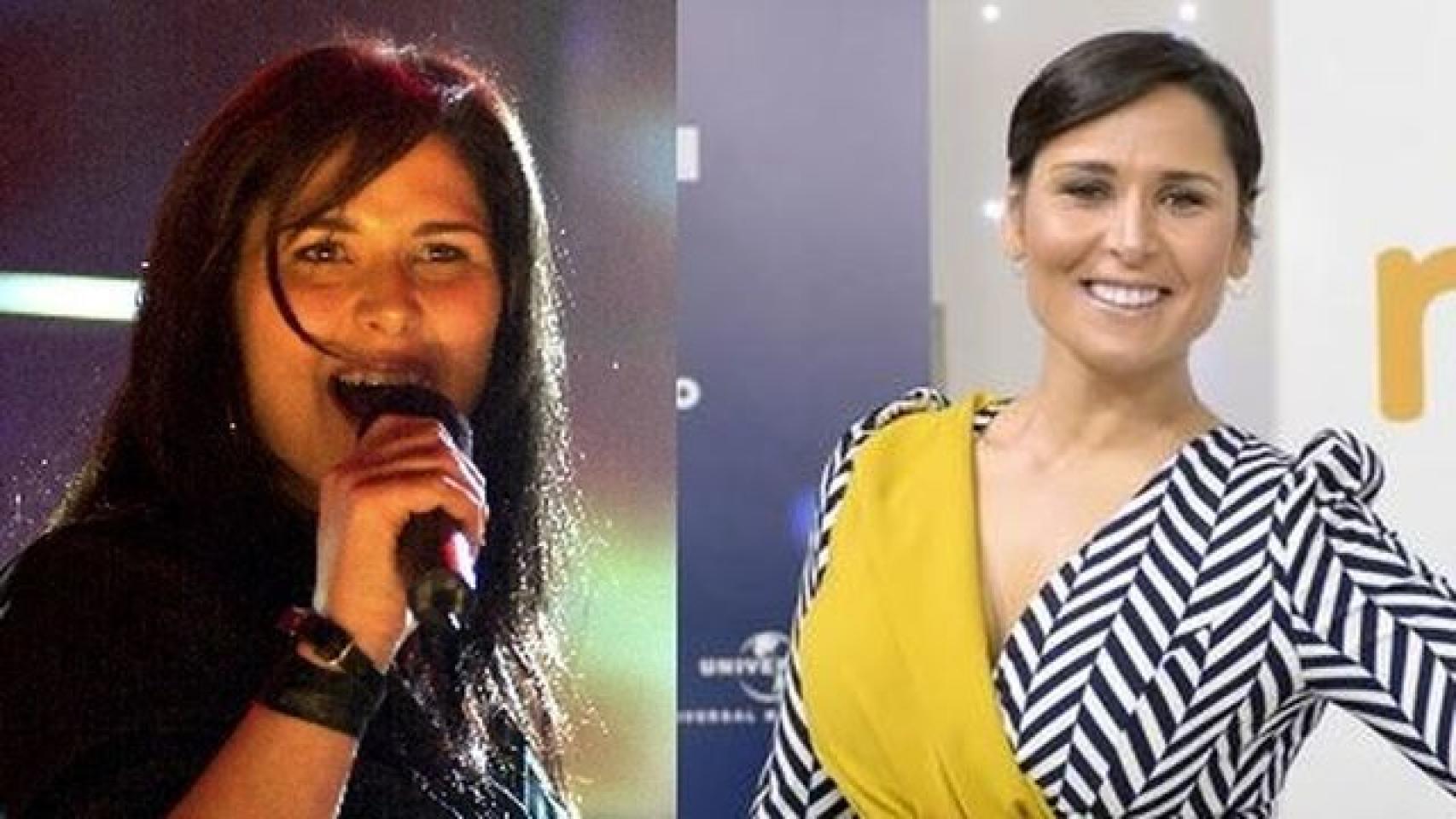 Rosa en Operación Triunfo y en la actualdad.