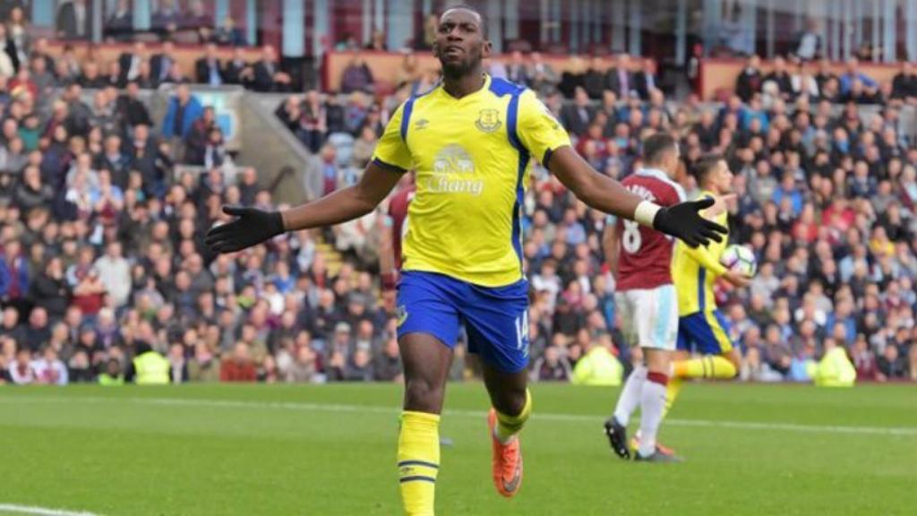 Yannick Bolasie, jugador del Everton, celebrando un gol. Foto: evertonfc.com