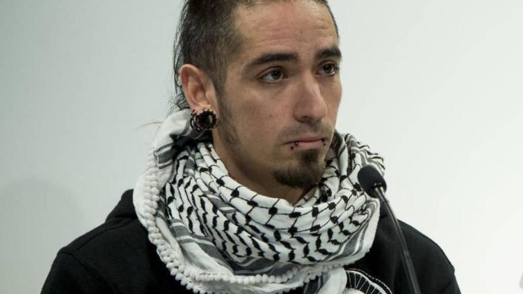 Rodrigo Lanza, tras salir de la cárcel.