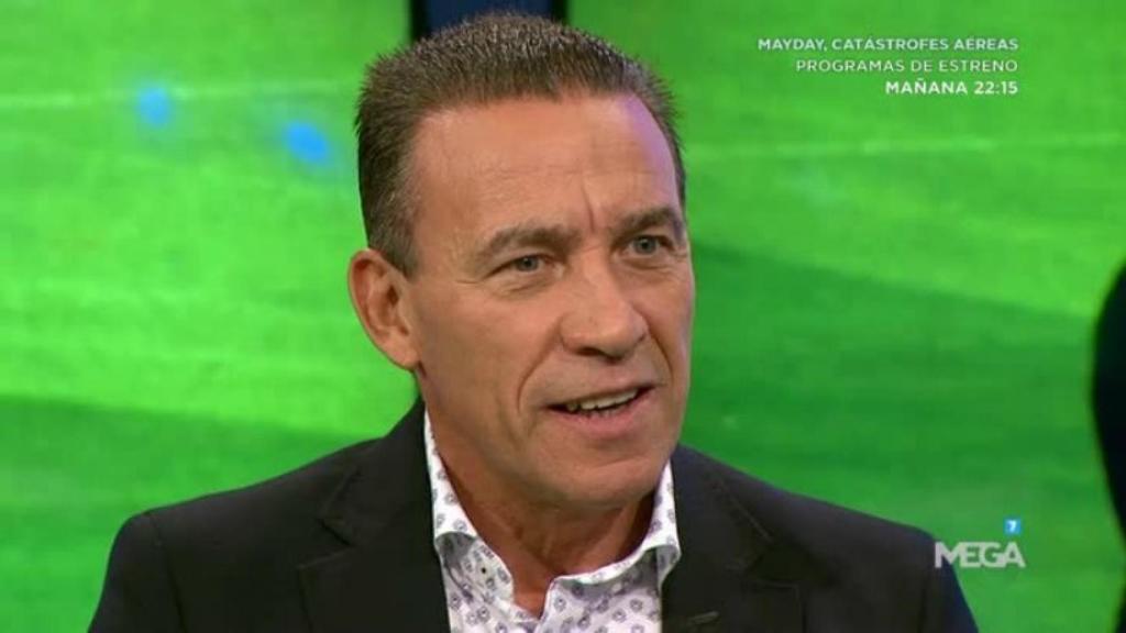 Francisco Buyo en El Chiringuito. Foto: Twitter (@elchiringuitotv)