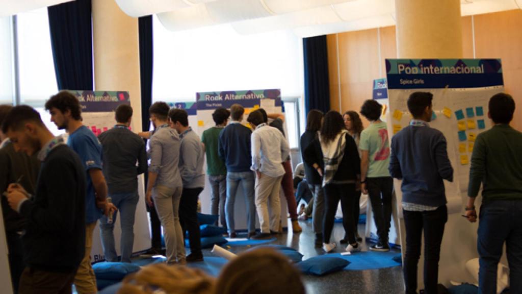 Image: Blue BBVA Challenge: música para aprender a emprender