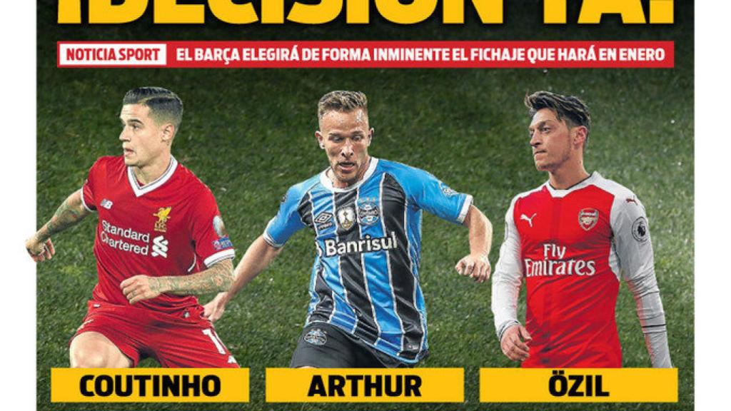 Portada Sport (13/12/17)