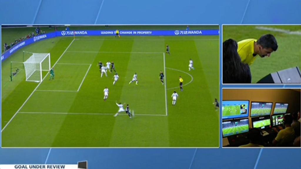 Gol anulado al Madrid gracias al VAR