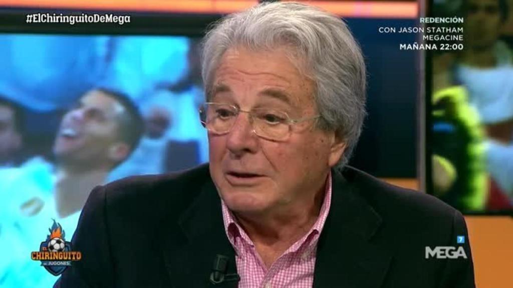 Jorge D'Alessandro en El Chiringuito de Jugones. Foto: Twitter (@elchiringuitotv)