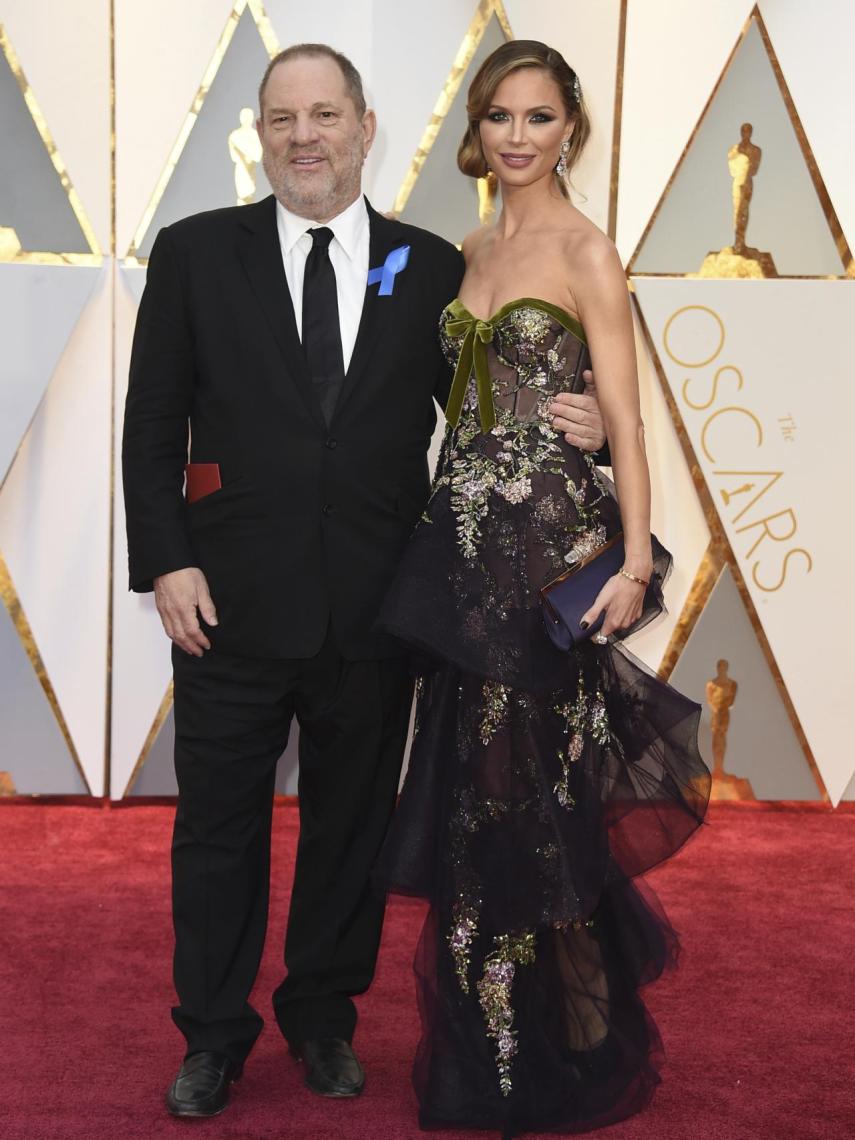 Harvey Weinstein y Georgina Chapman.
