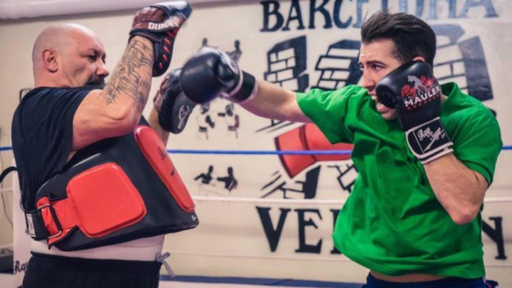 Sandor Martín, durante un entrenamiento.