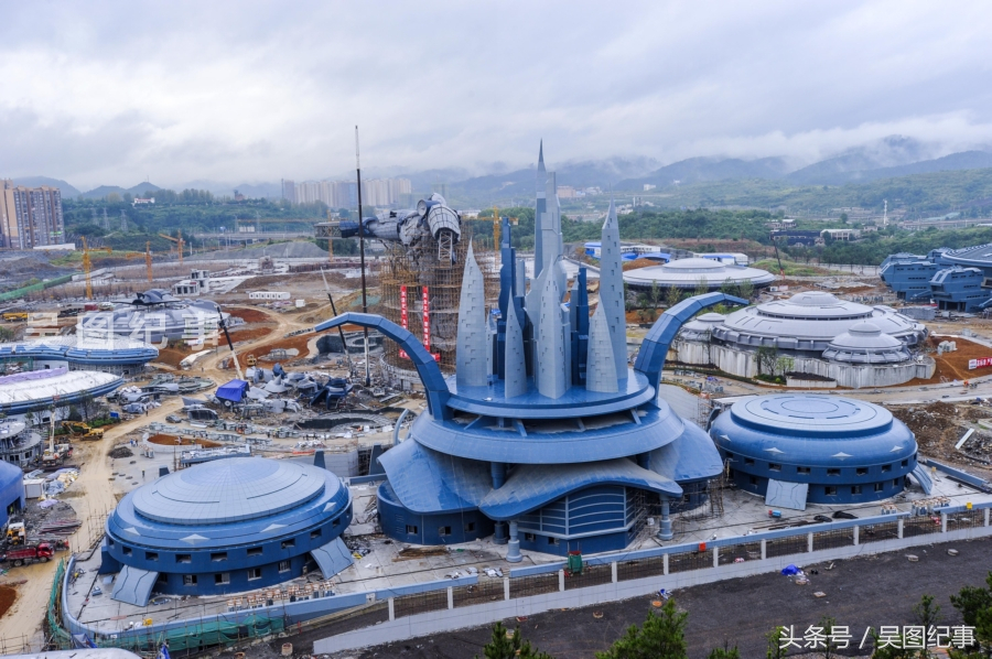 Oriental Science Fiction Valley parque atracciones china realidad virtual en construccion