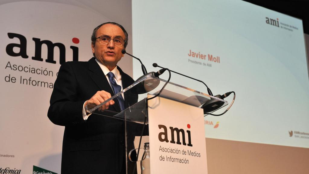 Javier Moll, durante la presentación del Libro Blanco de la Información este jueves.