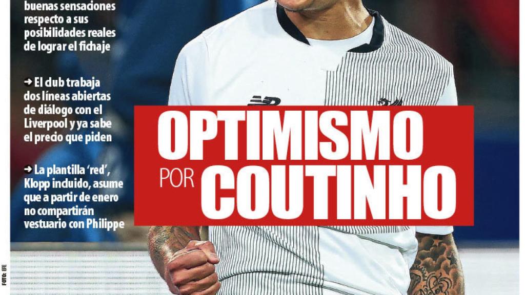 Portada Mundo Deportivo (15/12/17)