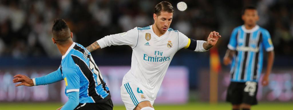 Sergio Ramos, durante la final dle Mundialito.