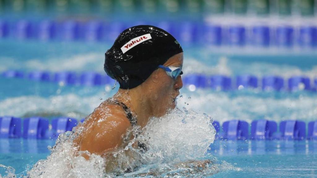 Jessica Vall en el último Mundial de Hungría.