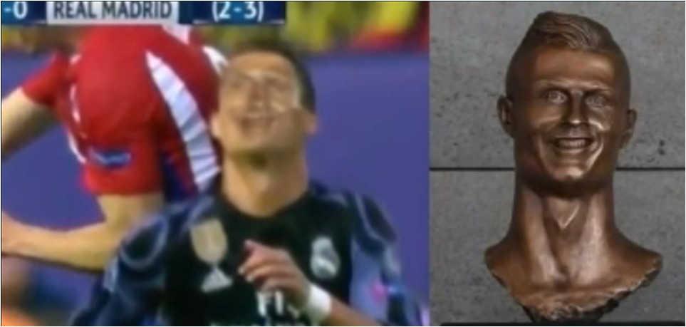 El motivo del famoso busto de Cristiano