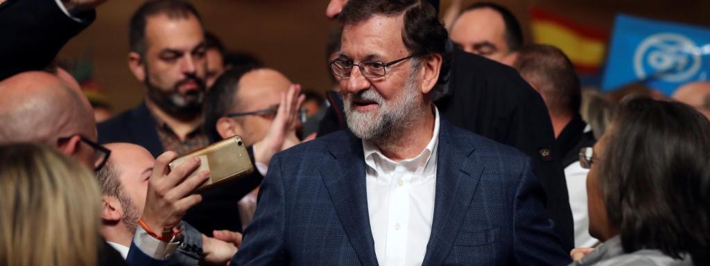 Pedro Sánchez durante un mítin en Cataluña. Foto: EFE