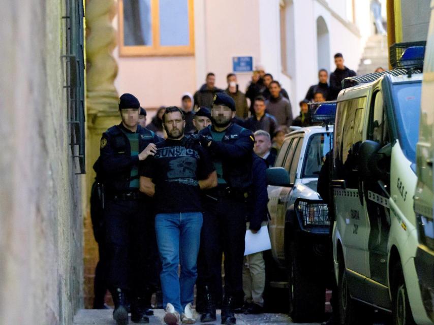 Norbert Feher, a la salida de los juzgados de Alcañiz.