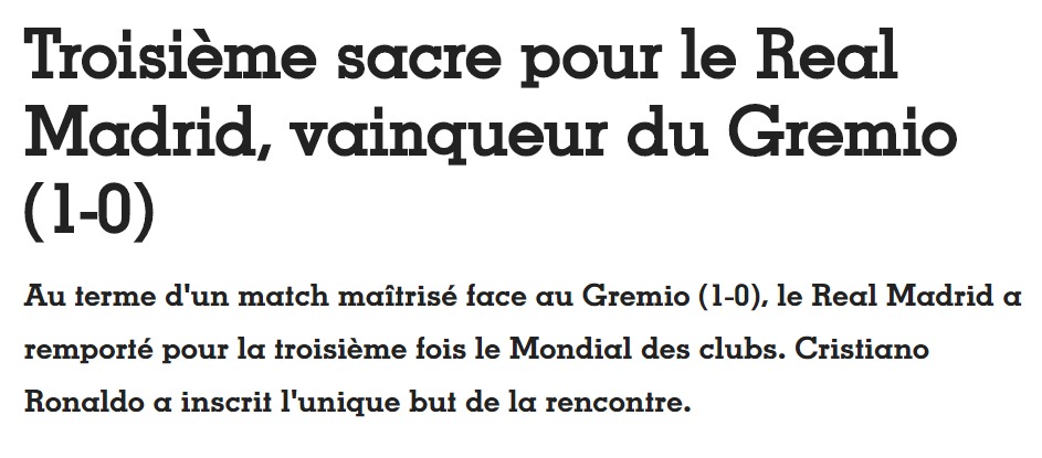 La prensa mundial se rinde al Real Madrid y a Cristiano