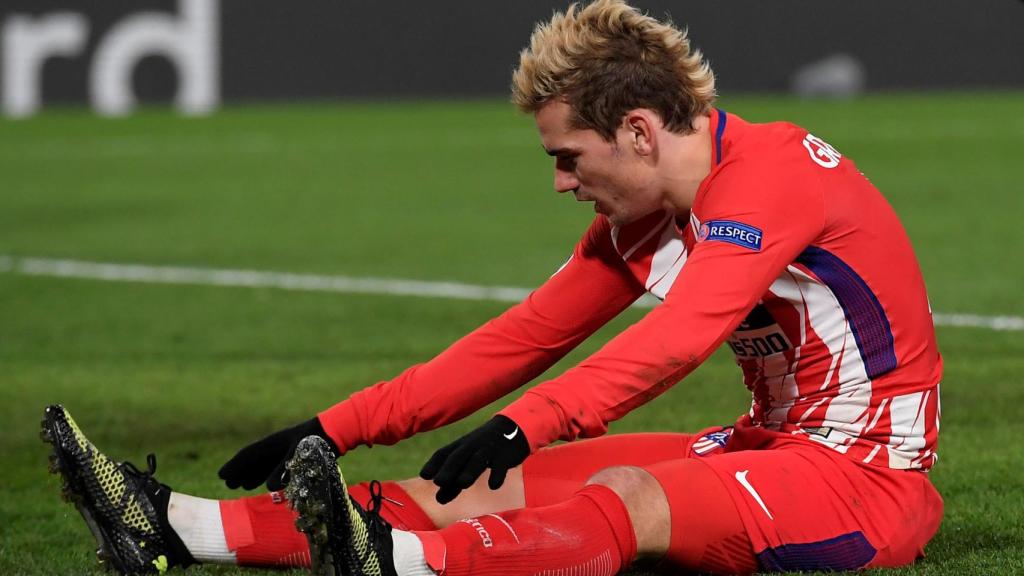 Griezmann, tras fallar un gol con el Atlético.