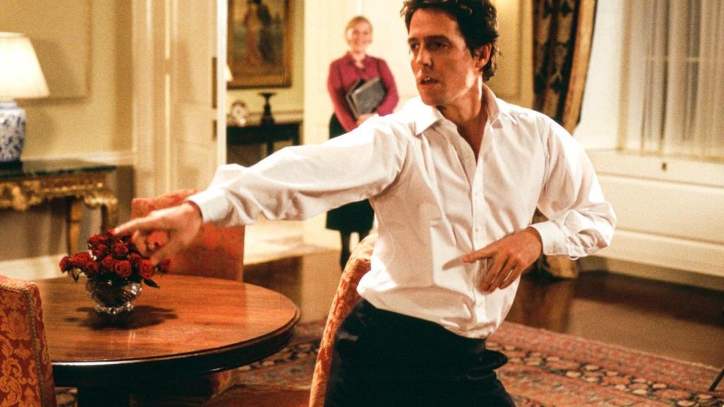 Hugh Grant encarna a un delirante Primer Ministro en 'Love Actually'