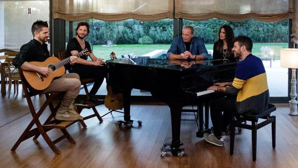 Los coaches de 'La Voz' visitan a Bertín Osborne.