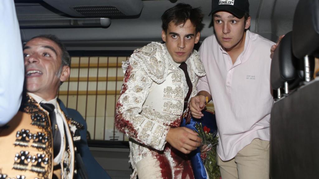 Froilán junto a su amigo.