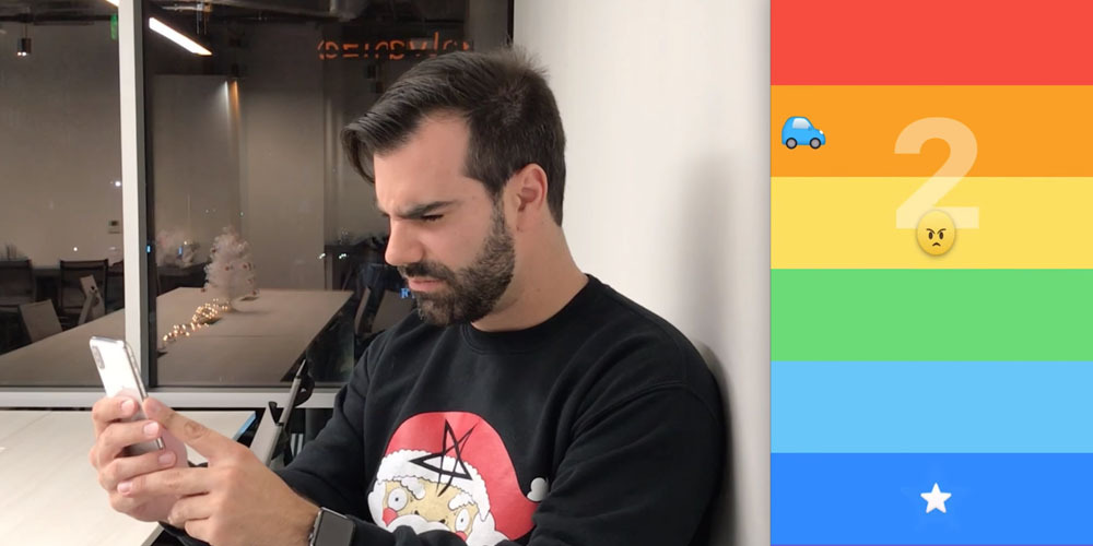 rainbow juego iphone x truedepth