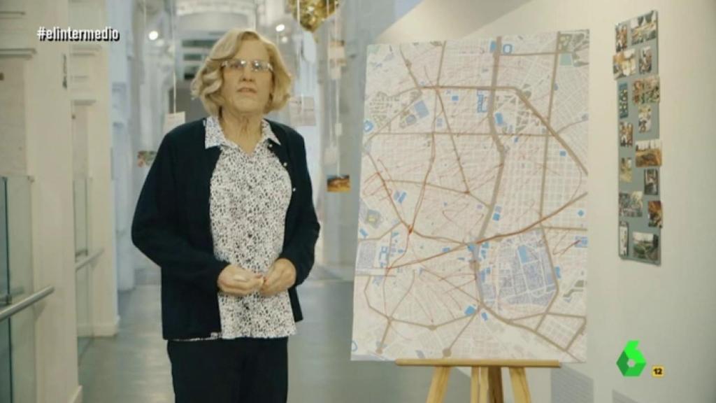 Carmena, la última imitación de Reyes en 'El intermedio': Ni un coche en Madrid