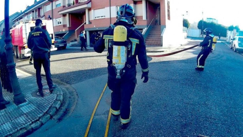 intervencion bomberos la robla
