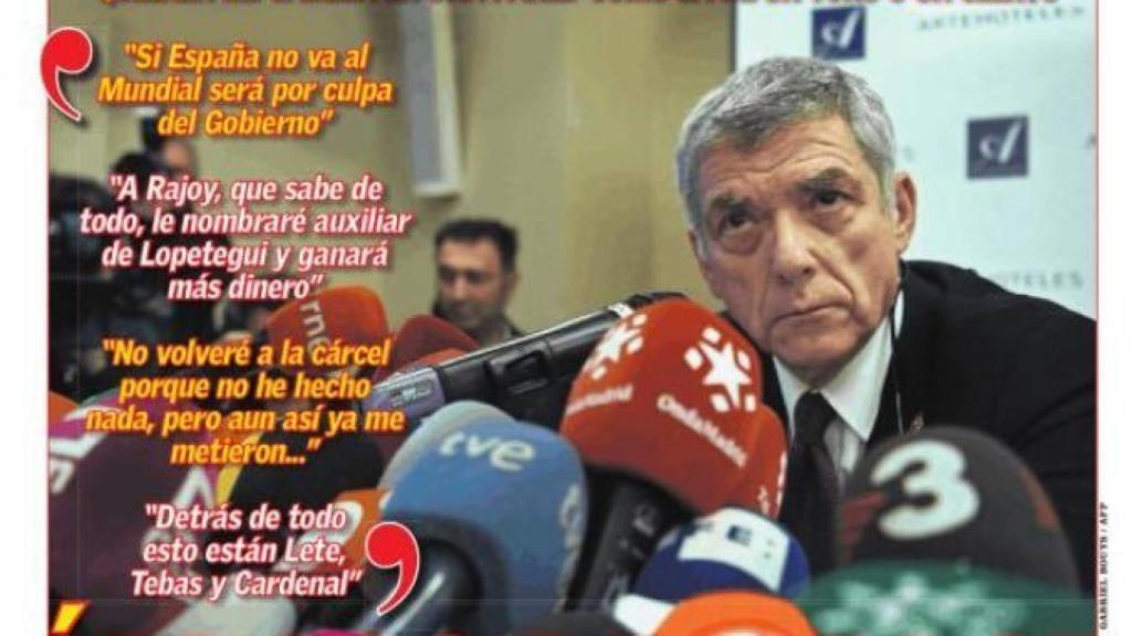 Portada del diario AS