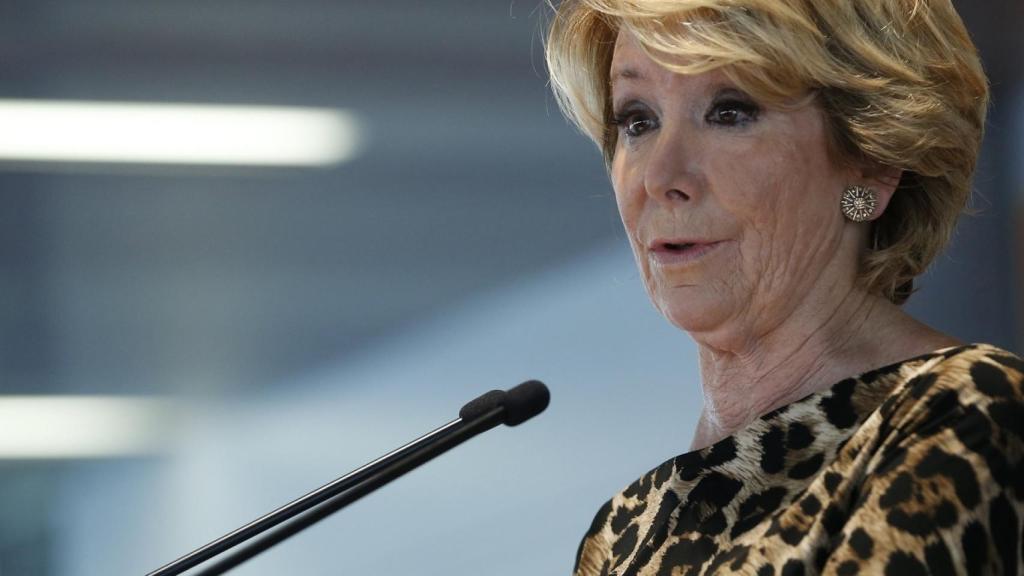 Esperanza Aguirre, expresidenta de la Comunidad de Madrid.