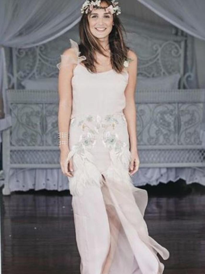 Tamara Falcó, el día de la boda de su hermana.