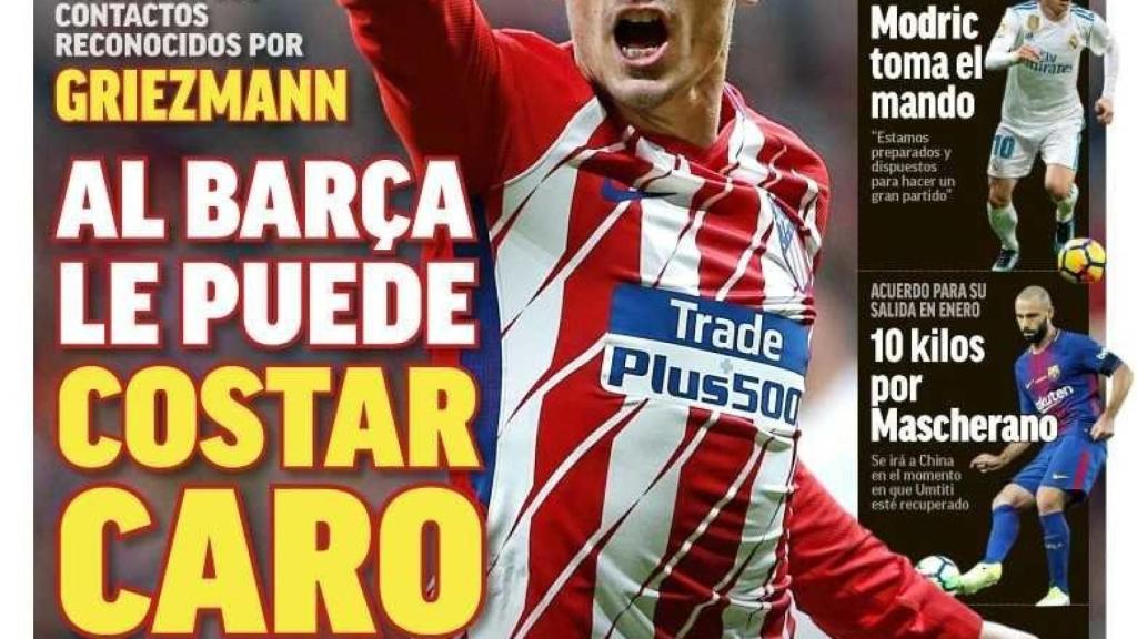 Portada MARCA (20/12/17)