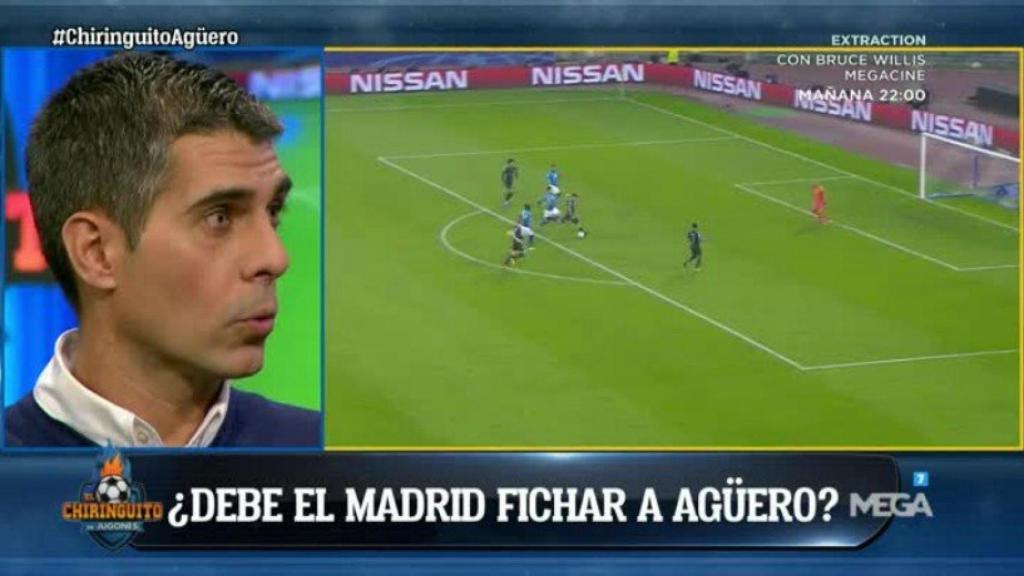 José Luis Sánchez en El Chiringuito. Foto: Twitter (@elchiringuitotv)