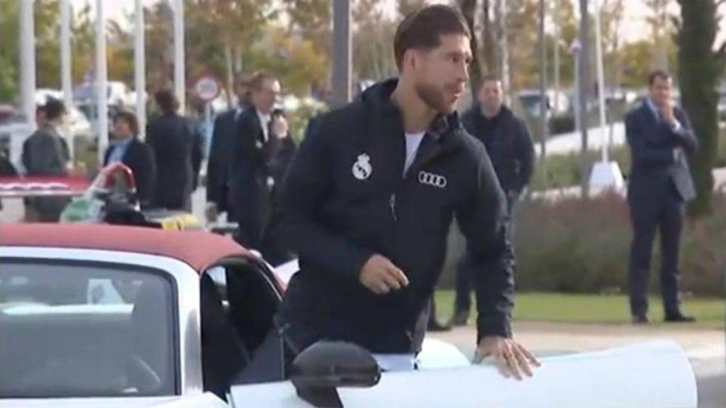 Sergio Ramos recibe su nuevo Audi