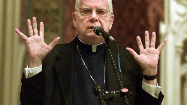 Imagen del cardenal Bernard Law.