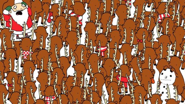 Te retamos a encontrar al oso, el Dónde está Wally más navideño