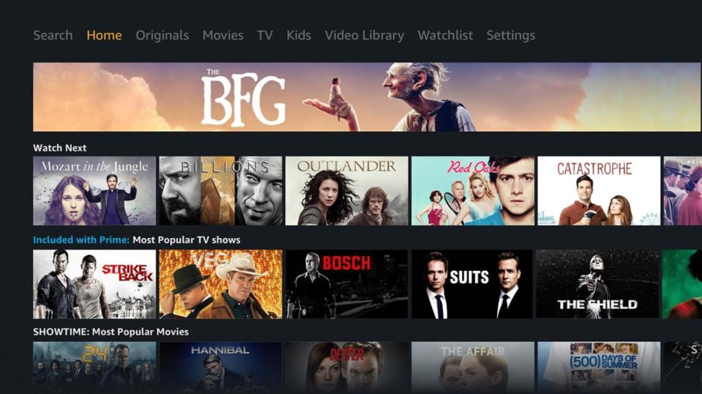 Amazon Prime Vídeo para Android TV ya está en la Google Play Store