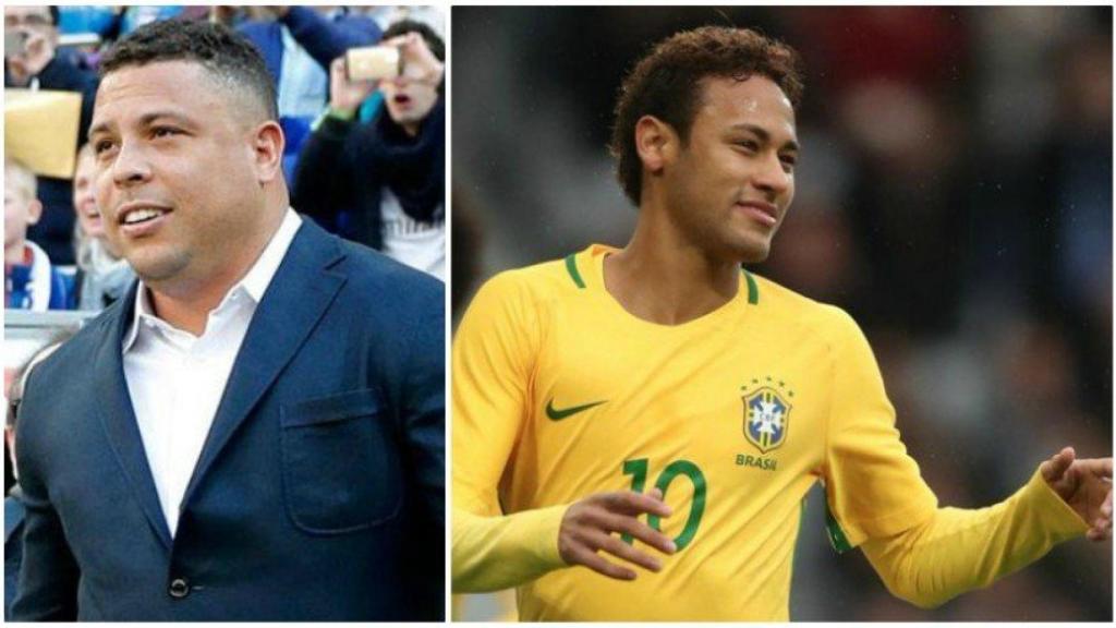 Ronaldo Nazario y Neymar