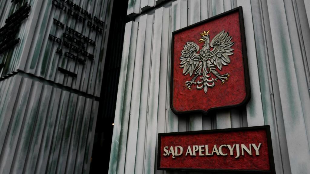 Fachada del edificio del Tribunal Supremo en Varsovia.