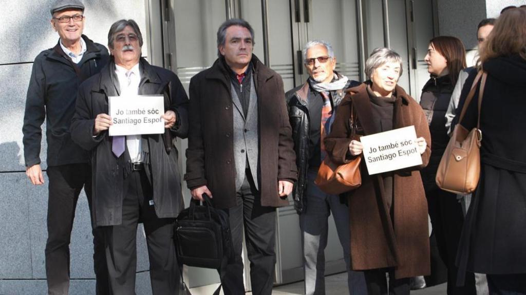 El líder de Catalunya Acció, Santiago Espot, en la Audiencia Nacional