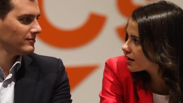 Rivera y Arrimadas, en la Ejecutiva de Cs celebrada un día después del 21-D.