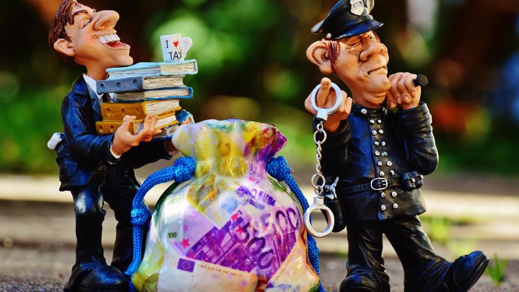 Ilustración sobre fiscalidad y elusión fiscal.